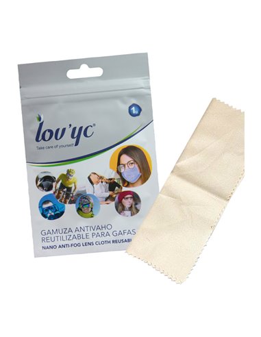 Gamuza antivaho reutilitzable 200 usos para gafas lov'yc