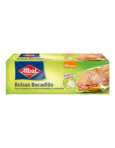 Bolsas bocadillo albal 50ud