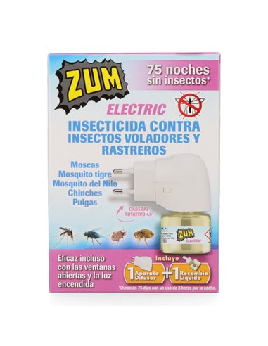 Zum insecticida electrico aparato+ recambio t-1001