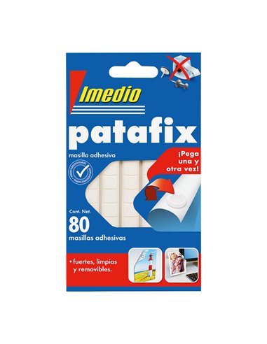 Patafix masilla adhesiva removible 80 unid. 7001466 imedio