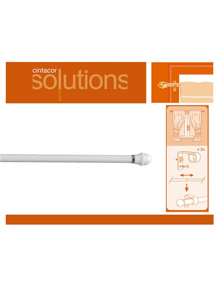 Portavisillo deco modelo clasico blanco 120-215cm