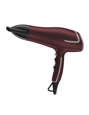 Küken burgundy ionic professional hair dryer 2100w