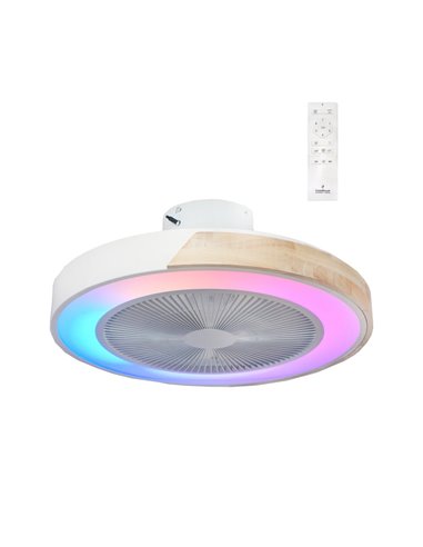 Ventilador LED Corpi 35W 3500 Lm CCT RGB