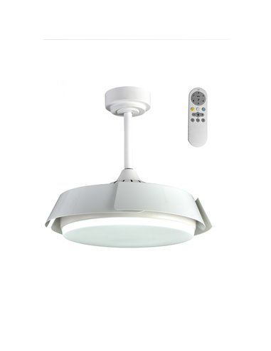 Ventilador de techo LED Batán Blanco 35W 3200lm CCT