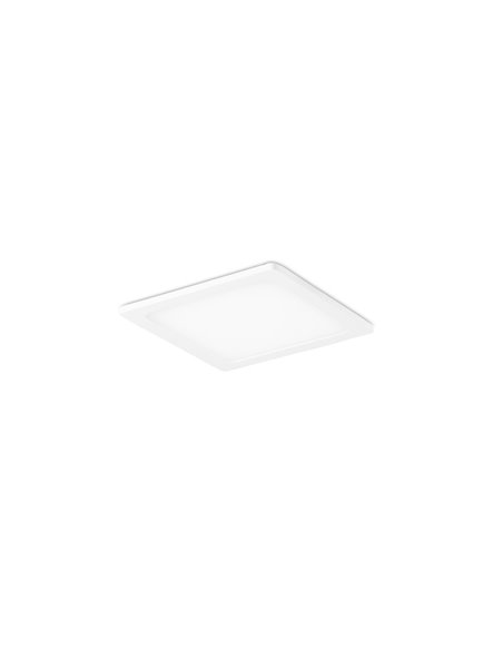 Lâmpada embutida quadrada branca LED 8W