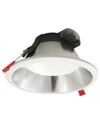 Downlight LED Empotrable Sol 30W 3000K UGR19 Blanco Inox