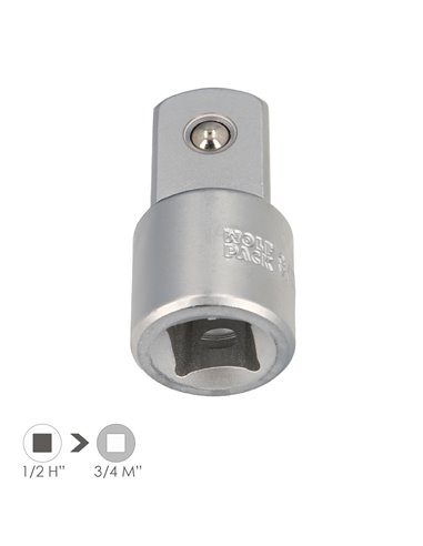 Adaptador Reductor  1/2" Hembra A 3/4" Macho