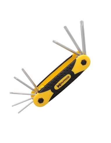 Juego Llaves Torx Plegable  8 Piezas Inviolable