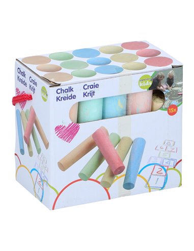 Juego de 15 tizas de colores Eddy Toys