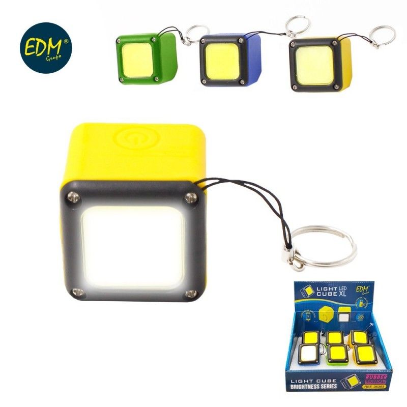 Linterna led recargable con usb e iman cob 300 lumens