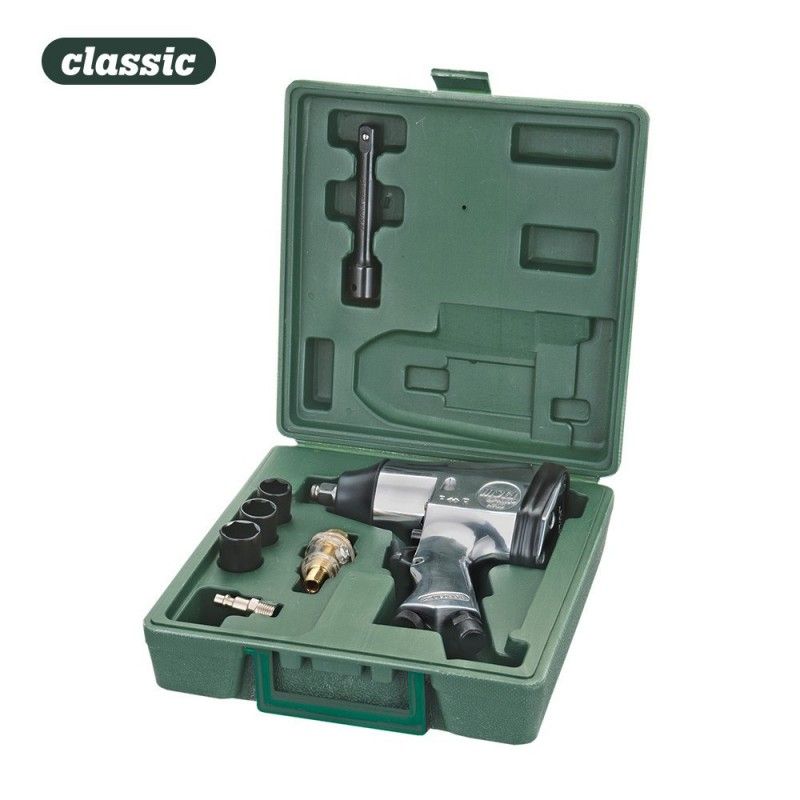 Chave de Impacto Pneumática MOTA 1/2" com Kit AK700 320N Pressão de Trabalho 6,5kg/cm²