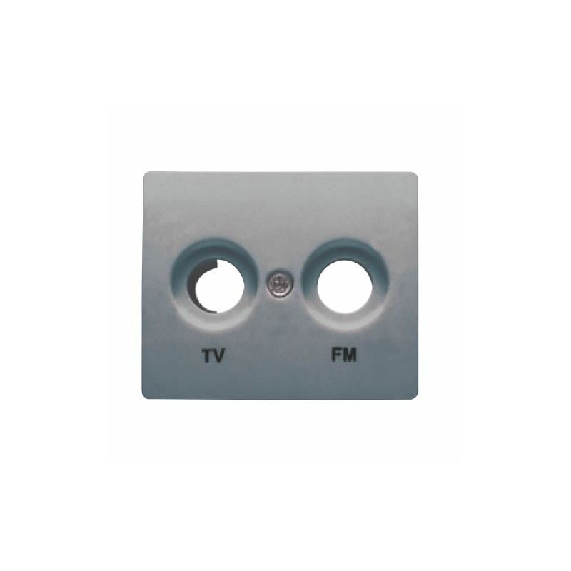 Tapa toma TV/FM ACERO NEPTUNO BJC IRIS 18330-AN