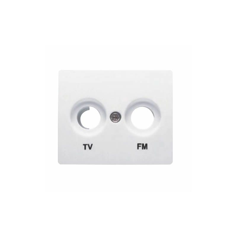 Tapa toma TV/FM BLANCO BJC IRIS 18330