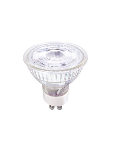 Lâmpada LED vidro dicróico 38º 5W GU10 3000K