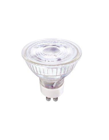 Lâmpada LED de vidro dicróico 38º 5W GU10 6500K