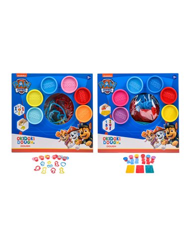 Set manualidades plastilina y moldes paw patrol