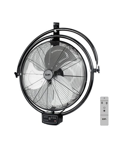 Ventilador industrial 120w 50cm pared-techo edm