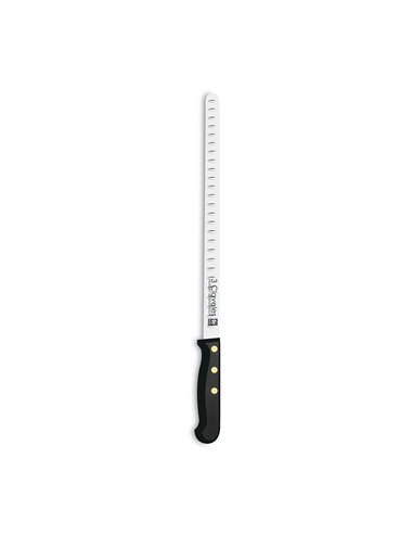 Cuchillo jamonero alveolado pom 29 cm. - 11,5" d 3 claveles