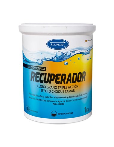 Recuperador 1kg para piscinas 1105020010 tamar