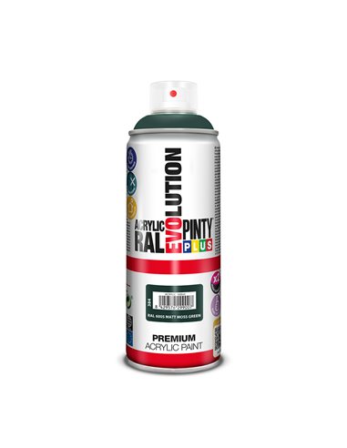 Pintura en spray pintyplus evolution 520cc ral 6005 matt moss green