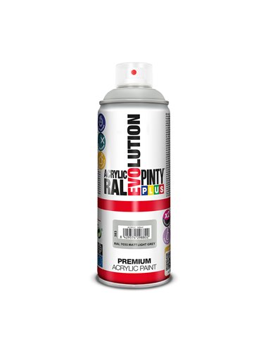 Pintura en spray pintyplus evolution 520cc ral 7035 matt light grey