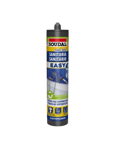 Easy sanitario blanco 290ml soudal 158090