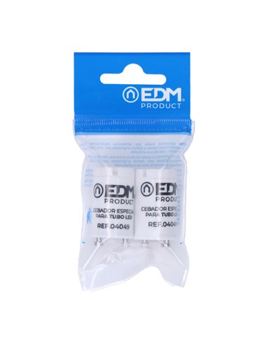 Pack 2 cebadores tubos led edm