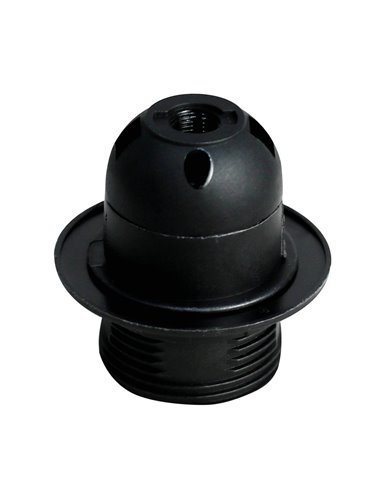 Lampholder with washer E27 black 4A 250V GSC 2200290