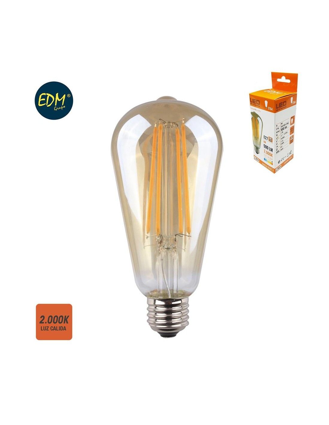 LM LED Fil. Lampe pour plantes A60 4W-E27/spéc.