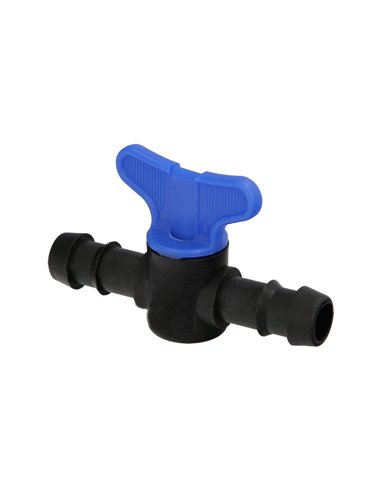 Llave De Paso Extra Para Tuberias Goteo Ø 16 mm. (Bolsa 50 Piezas)