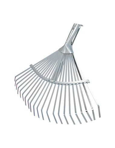 Rastrillo Metalico Para Jardin Ancho Regulable 31,5 A 43,5 cm. rastrillo Hojas, Cepillo Jardin, Escoba Metalica, Escoba Jardin