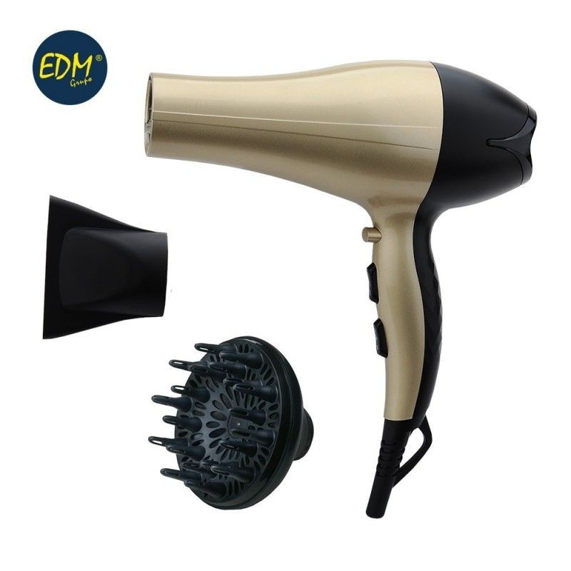 Secador de pelo con difusor 2.200-2.400w EDM