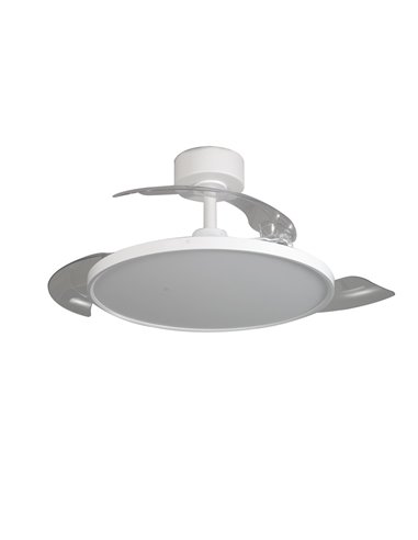 Ventilador LED aspas retráctiles Mince 36W 3600Lm CCT Dim