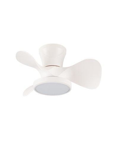 Ventilador de techo LED Moll Blanco 20W 1900Lm CCT Dim