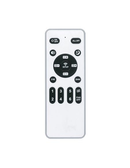 Ventilador LED Moll Blanco+Madera 20W 1900Lm CTT Dim