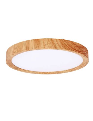 Plafón de techo LED Mery Madera 18W 1782lm 3CCT Dim