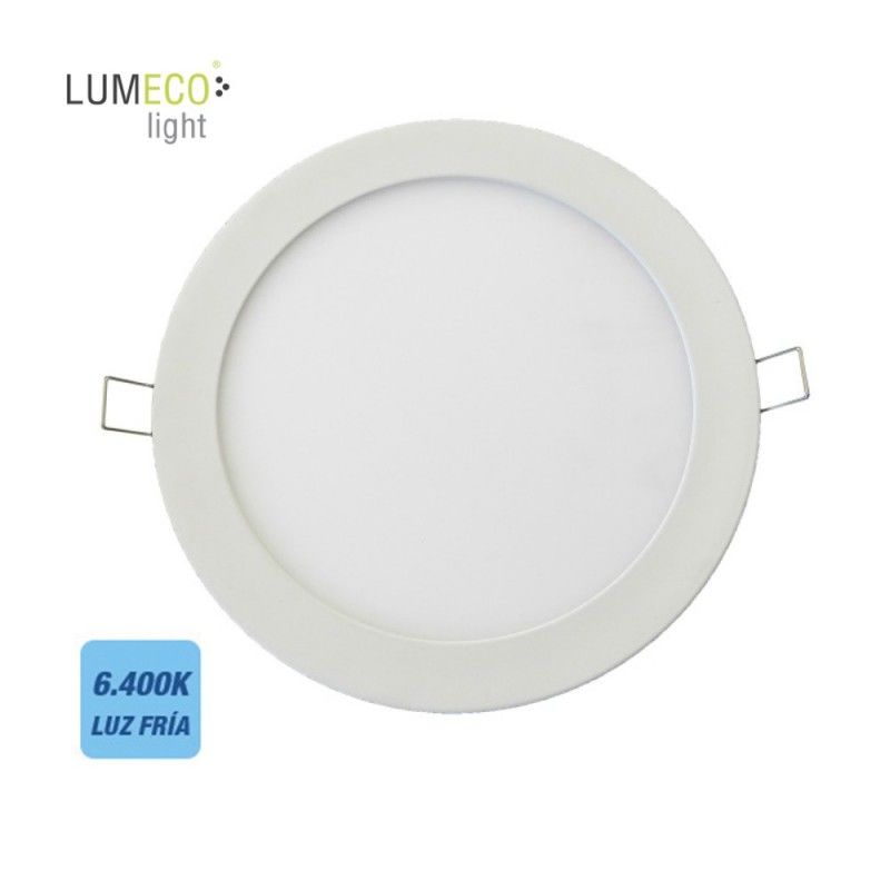 Downlight LED redondo embutido 20W 6400K 1500lm branco Lumeco 31565