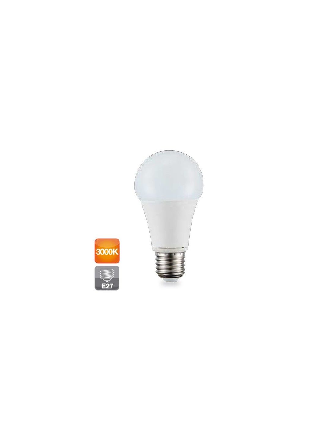 Bombilla LED Bulb E27 de 4W y 65 mm luz cálida