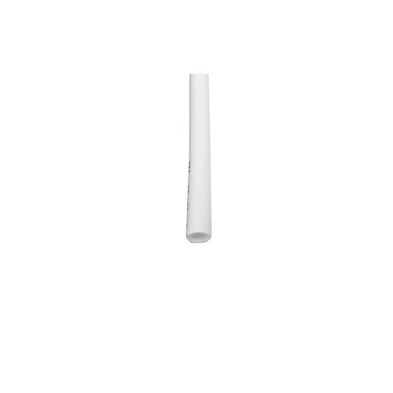 Tube plastique 4,8 mm 1m blanc