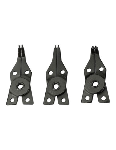 Alicate de puntas intercambiables para arandelas circlip 4-en-1 155mm workpro