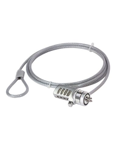 Cable antirrobo para portatil con combinacion 4 cifras logilink