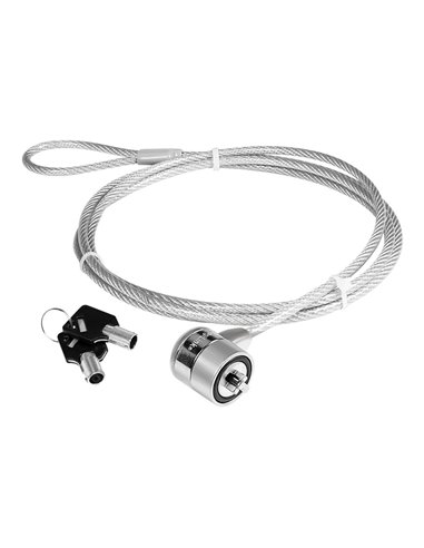 Cable antirrobo para portatil con 2 llaves logilink