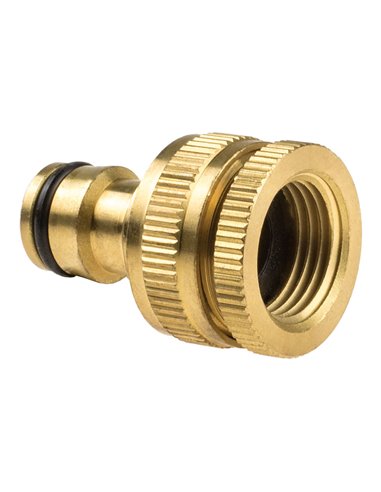 Conector a grifo jardín de 1/2" o 3/4" laton brass cellfast