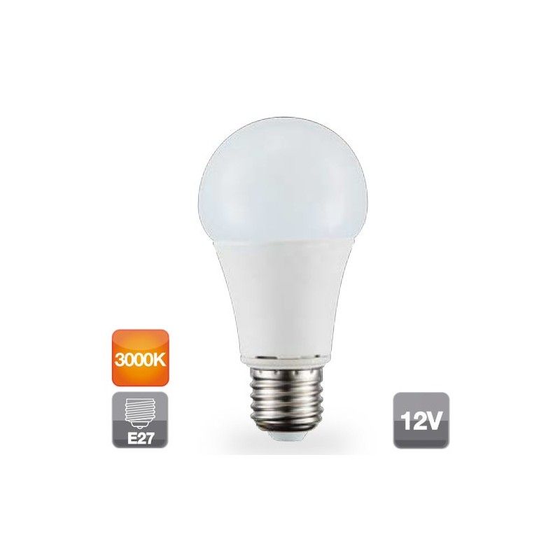 Lâmpada LED 12V 9W E27 padrão 3000K 806 lm GSC 2002318