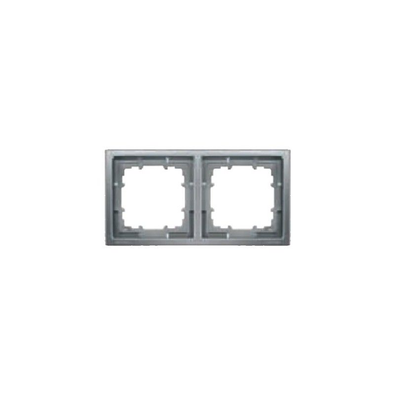 Quadro 2 elementos Siemens Delta Style ANTHRACITE COSSO 5TG13220AC