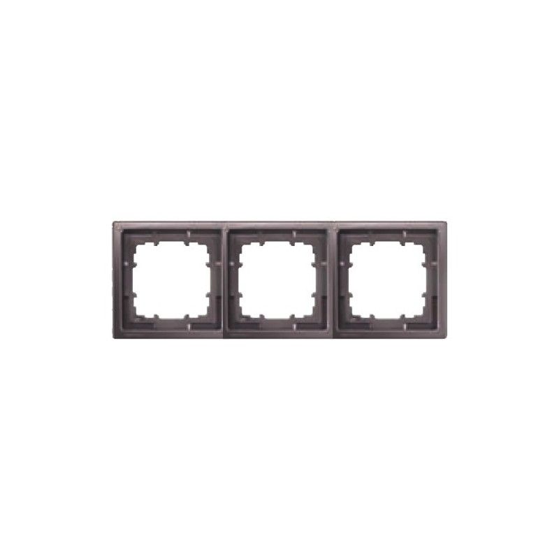 Quadro 3 elementos Siemens Delta Style CHOCOLATE 5TG13230CH