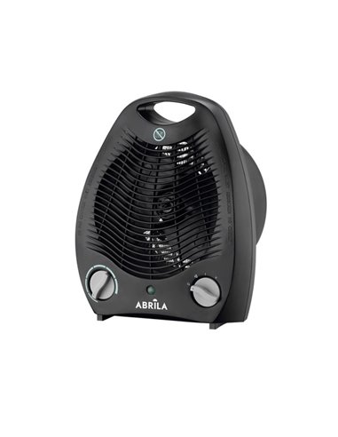 Termoventilador Electrico Candil 2000w Negro Termostato Reg. 2Potencias 3funciones, Sist. Seguridad 29,5x21,9x13,1cm