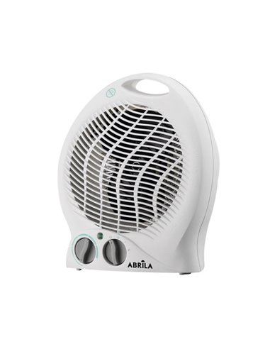 Termoventilador Electrico Candil 2000w Blanco 2potencias, 3funciones, Termostato Reg. Seguro Y Asa 26,8x25,7x15,5cm