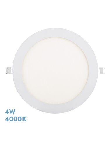 Downlight Tanzanita 4w 4000k Blanco 380lm 1,3x8,2x8,2 Cm Corte 7d