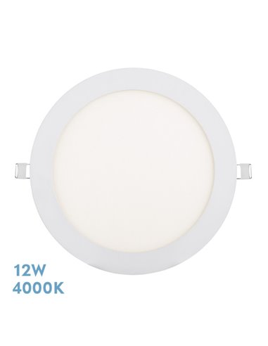 Downlight Tanzanita 12w 4000k Blanco 1080lm 1,3x16,5x16,5 Cm Corte 15d